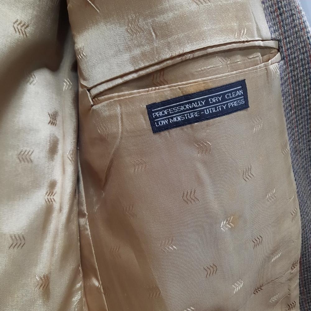 Austin Manor Mens Wool Sport Coat Size 42L - Picture 8 of 11